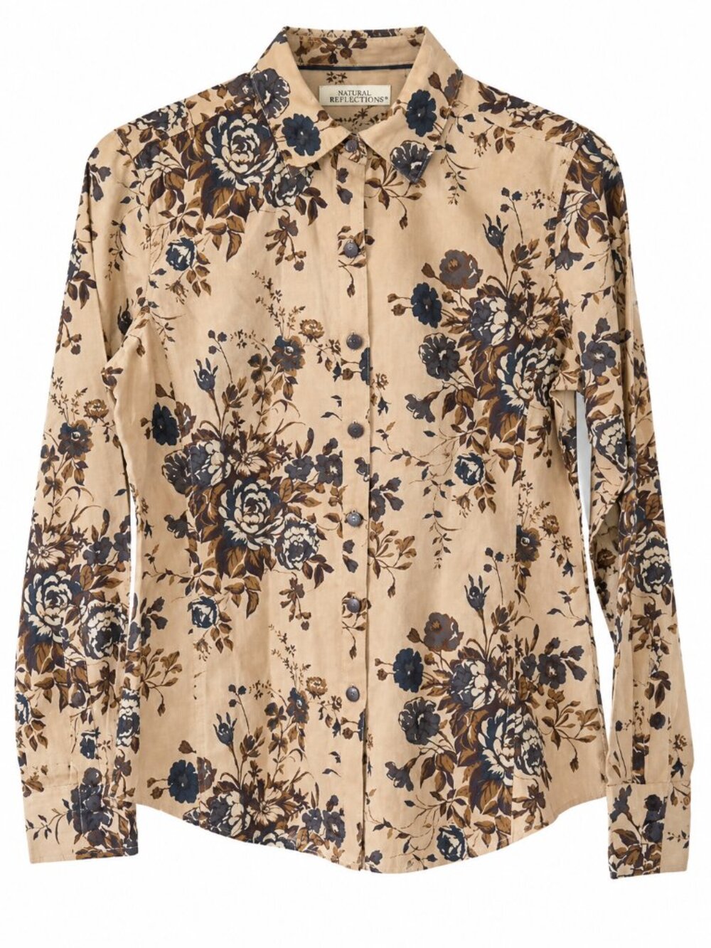 SOFT Floral Button Up Top - Picture 1 of 9